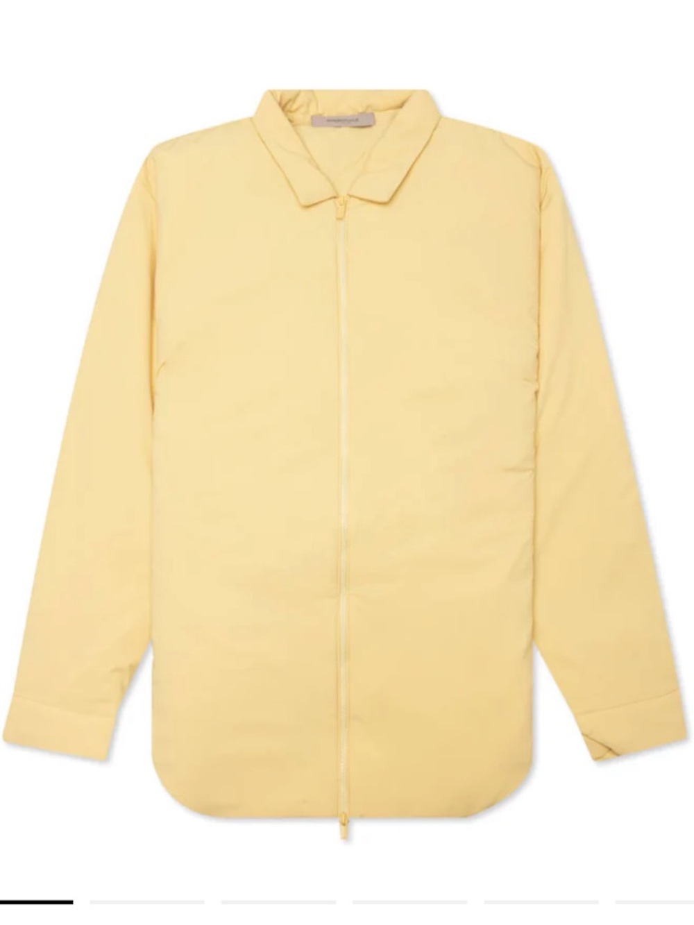 Essentials Men's Lightweight Zip-Front Jacket - Yellow